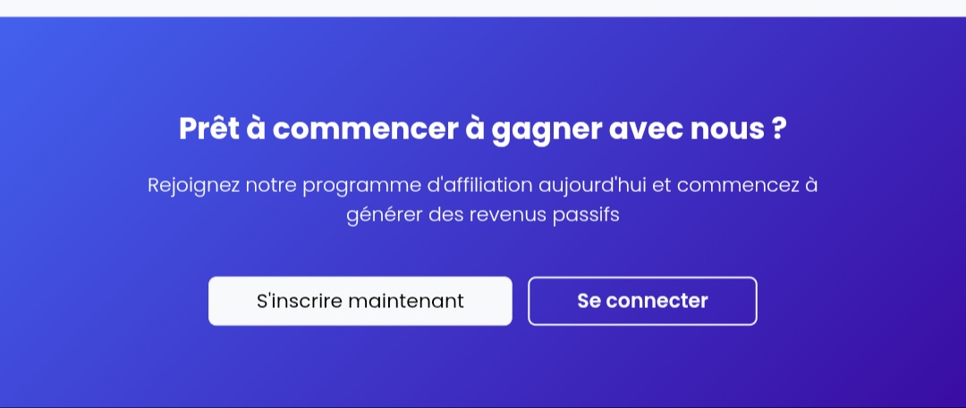 Programme d'affiliation